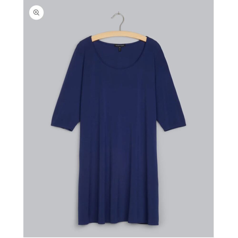 Eileen Fisher Stretch Silk Jersey Long Tunic